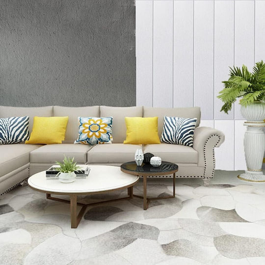 Panouri Decorative 3D Din PVC Autoadezive Albe 70x70cm 10 Bucăți