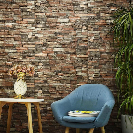 Panouri Decorative 3D Din PVC Cu Adeziv Gri 70x77cm 10 Bucăți