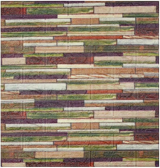 Panouri Decorative 3d Spumă Autoadeziv Gri 70x77cm 10 Bucăți