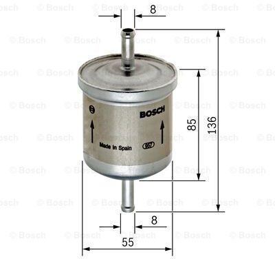 Filtru De Benzină Bosch F 026 402 001