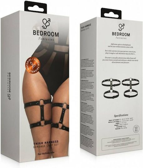 Bedroom Fantasies BDSM Kit σε Μαύρο Χρώμα 2τμχ