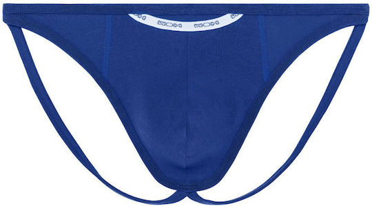 WOH Men's Underwear Jockstrap Blue