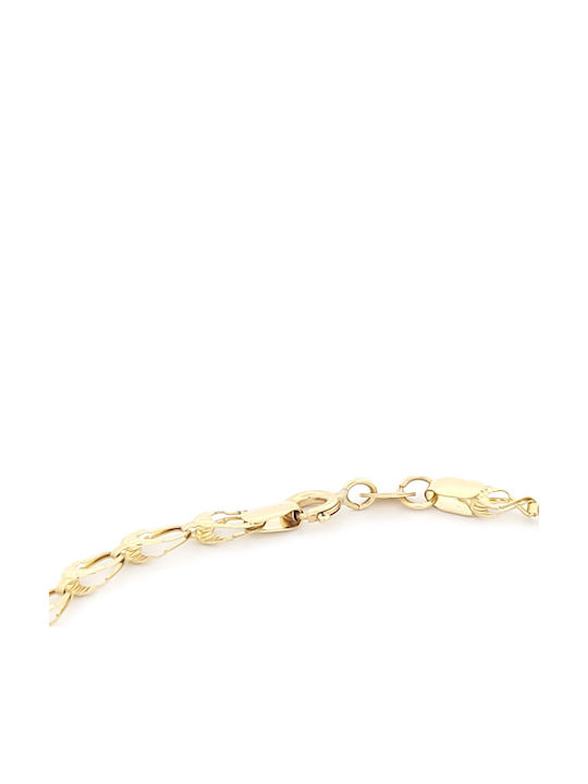 Kids Bracelet from 9K Gold with Cross