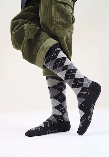 Christou 1910 Calf High Socks 18-22 mmHg Blue