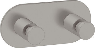 Sanco Ergon 00646-M25 Double Bathroom Hook With Screws Bronze
