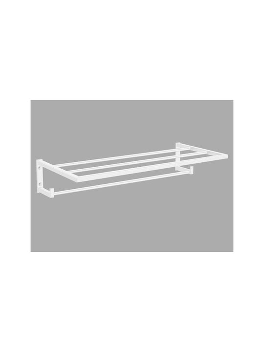 Sanco Badezimmerhaken & -halter Towel 00918-A03 Wandhalterung mit Schrauben Silber