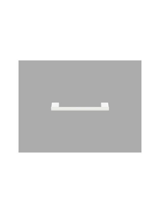 Sanco Monogram 120404-30-M118 Single Wall-Mounted Bathroom Rail With Screws Gray