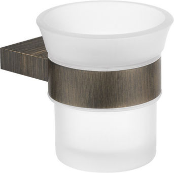 Sanco Academia Wall Mounted Glass Gray Cup Holder