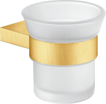 Sanco Academia Wall Mounted Glass Gray Cup Holder