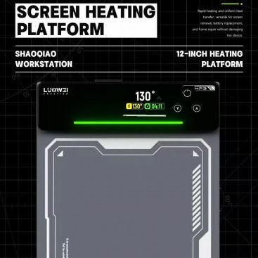 Luowei Hp3 Touchscreen Display Trennstation 12-Zoll Heizfläche Schnelle Gleichmäßige Erwärmung Mehrfarbig