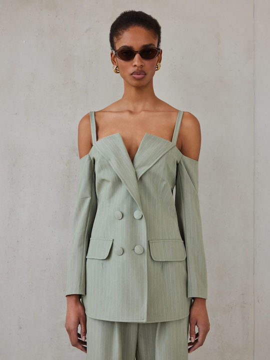 Mix & Match Showroom Γυναικείο Σακάκι Olive