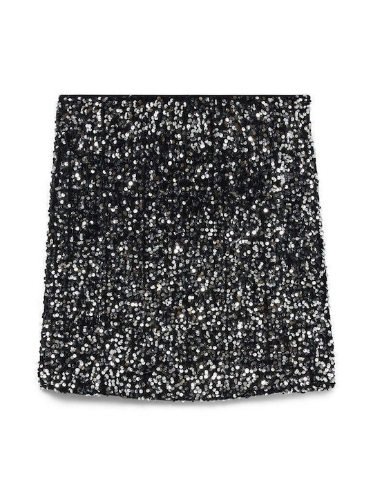 Mini Skirt Silver