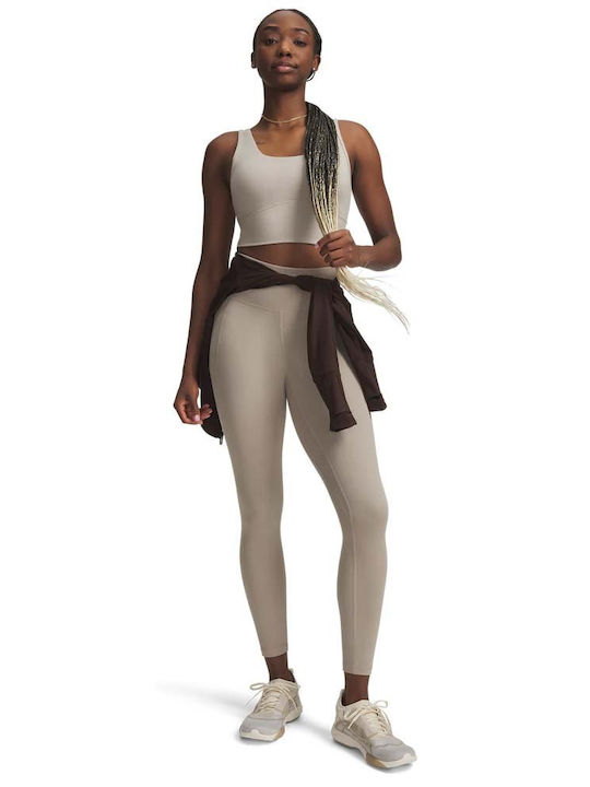 Ankle Leg Tight Women's Leggings Beige