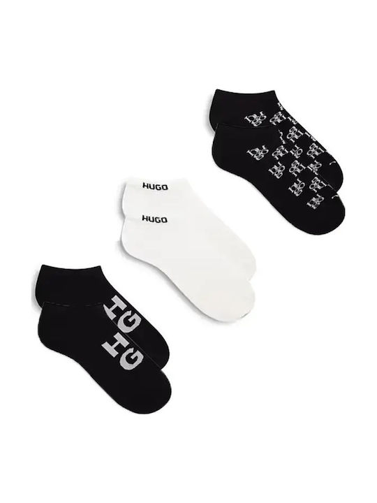 Hugo Γυναικείες Κάλτσες Λευκές 3Pack