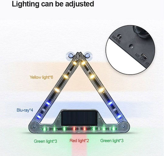 Solar Charging Emergency Triangle Solar Emergency Roadside Triangle