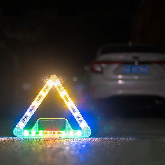 Solar Charging Emergency Triangle Solar Emergency Roadside Triangle