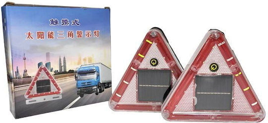 Solar Charging Emergency Triangle 2pcs