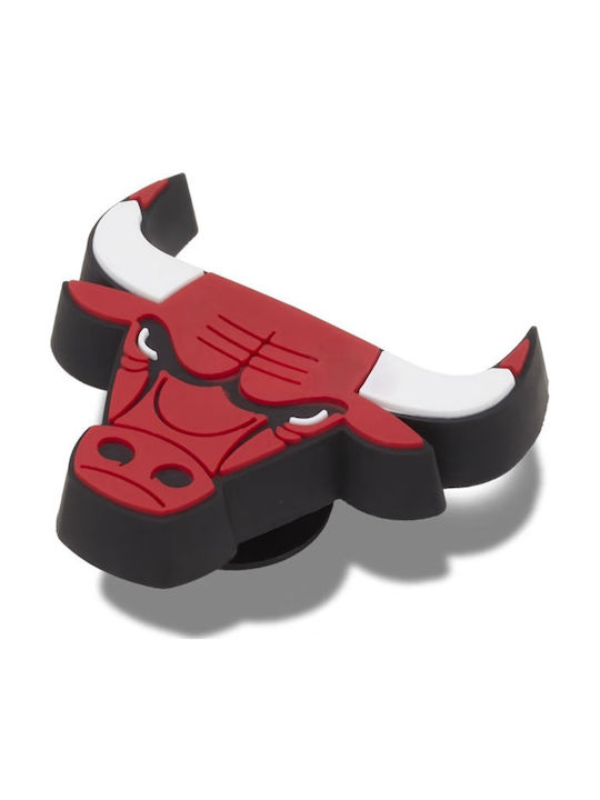 Crocs Jibbitz Charm NBA Chicago Bulls Roșu