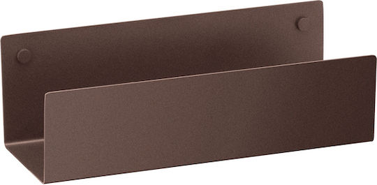Sanco Wall Mounted Metallic Gray Bathroom Shelf