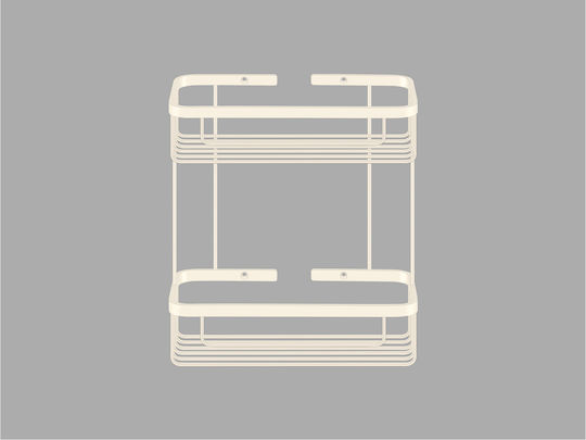 Sanco 00004-A75 Wall Mounted Bathroom Shelf Metallic Brown