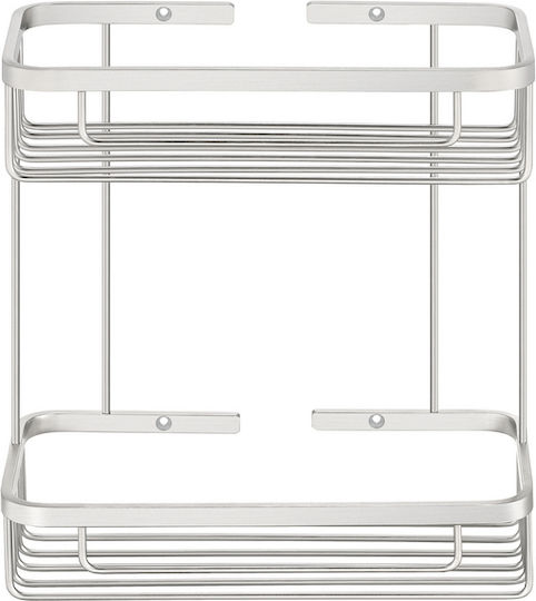 Sanco 00004-M102 Wall Mounted Bathroom Shelf Metallic Beige