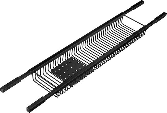 Sanco An Der Wand Montiertes Badezimmerregal Metallisch Braun