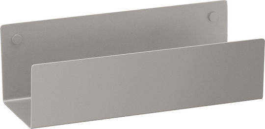Sanco SH-0502-W30-M101 Wall Mounted Metallic White Bathroom Shelf