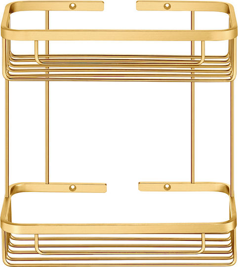 Sanco Wall Mounted Bathroom Shelf Metallic Gold