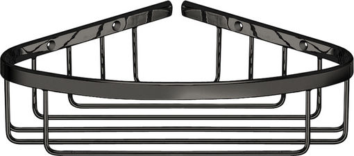 Sanco 00008-M118 Eckmontierte Badezimmerregal Metallisch Grau