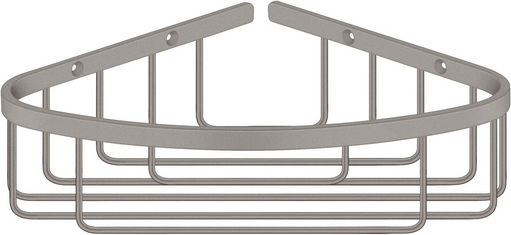 Sanco Corner Wall Mounted Bathroom Shelf Metallic Brown