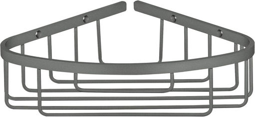 Sanco Corner Wall Mounted Bathroom Shelf Metallic Brown