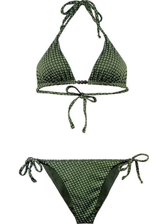 Bikini Set Triangle Green