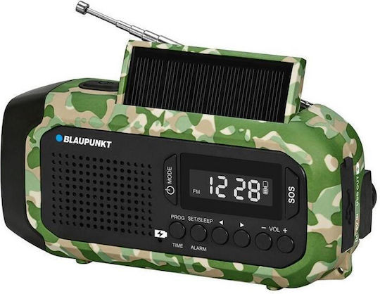 Blaupunkt Blaupunkt Tischuhr Digital mit Wecker & Tischradio Schwarz