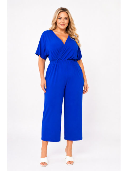 Women's Blue One-piece Jumpsuit SH-47280-26TS-BLUE