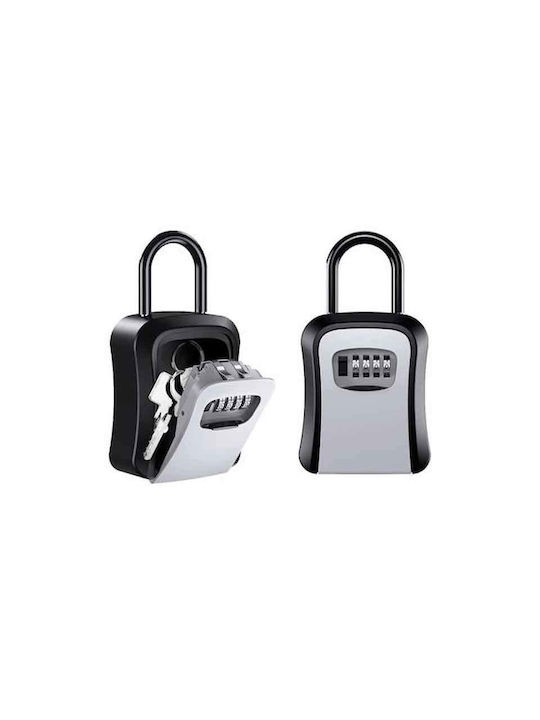 Metallic Wall Key Holder With Lock