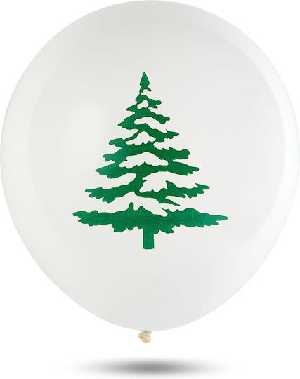 Set 10 Baloane De Crăciun Din Latex Roșii 30 cm