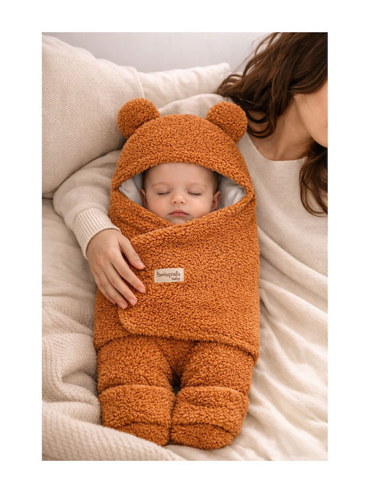 SteweHome Cotton Orange Blanket