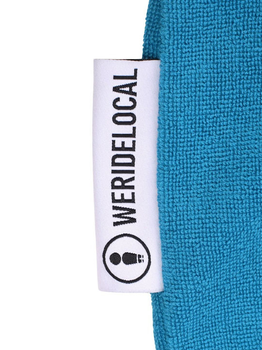 We Ride Local Beach Poncho Blue