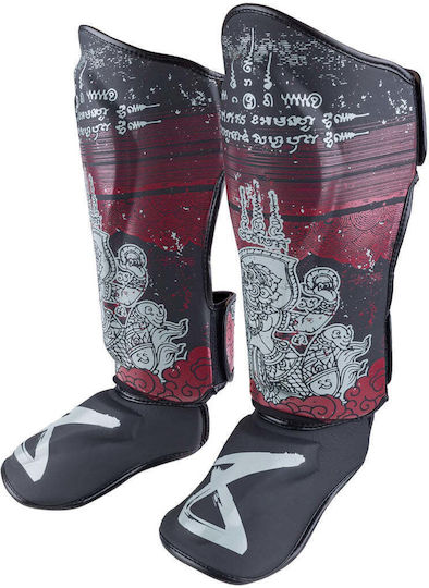 8 Weapons Adults Black Shin Guards