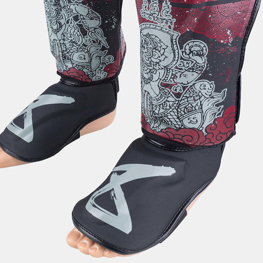 8 Weapons Adults Black Shin Guards