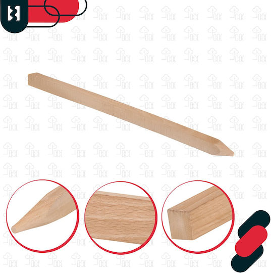 Kotarbau Holzpflanzenspieße Tomaten Gemüse Gartenstützen Bäume Sträucher 25 Cm Set 20 Stück