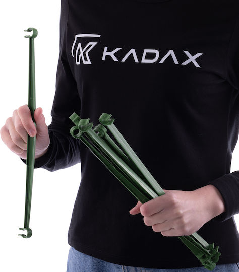 Kadax Pole Connectors 11 Mm Green 10 Pcs
