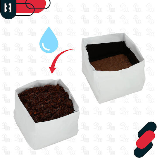 Planting Bag Coconut Substrate Tomatoes Peppers Cucumbers 20 X 20 X 18 Cm