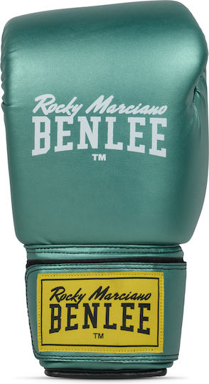 Benlee Rodney Boxing Gloves from Synthetic Leather for Competition Gloves Metallic Green/Black