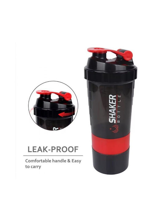 Protein Shaker 500ml Plastic Green