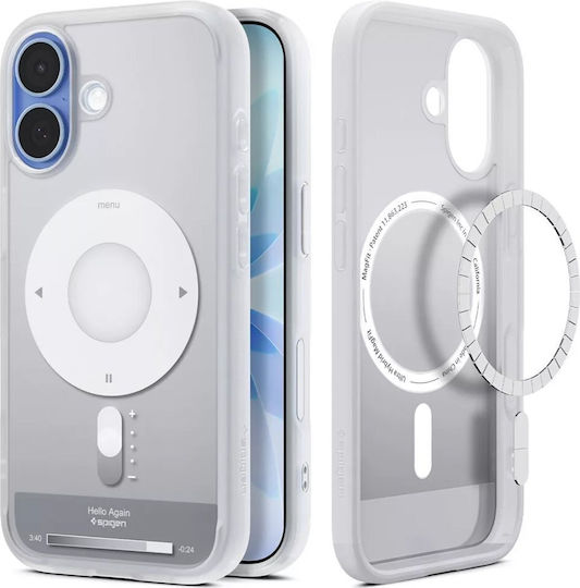 Spigen Ultra Hybrid Classic Rückseite Umschlag Silikon / Kunststoff Silber (iPhone 17)