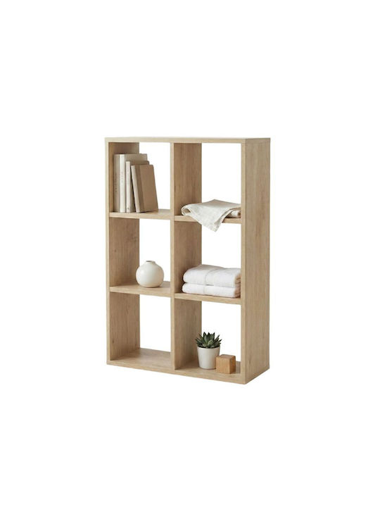 Bookcase Cube Sapphire Oak 60x20x90cm