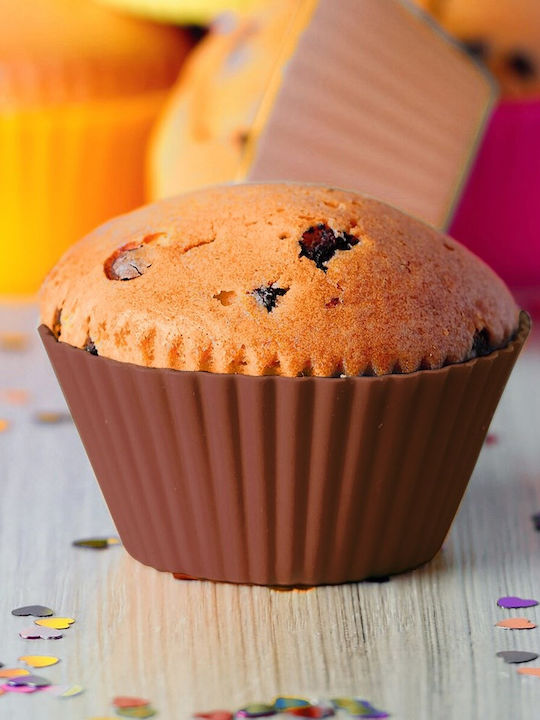 Orion Bakeware Tins & Trays for Cupcakes/Muffins made of Silicone 5.5x5.5cm 12 Pieces