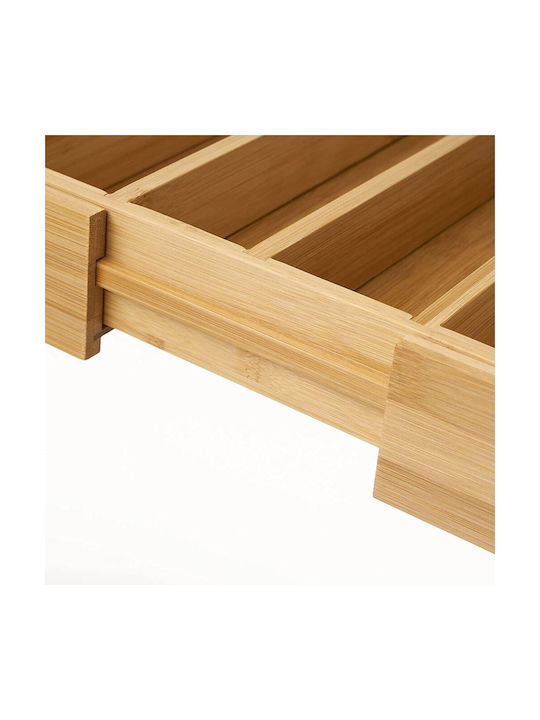 Opening Wooden Drawer Cutlery Tray 35.5x30.5x4.5cm Brown