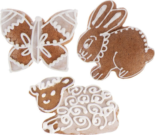 Orion Cookie Cutter Butterflies Stainless Steel 3 Pieces 8592381220495
